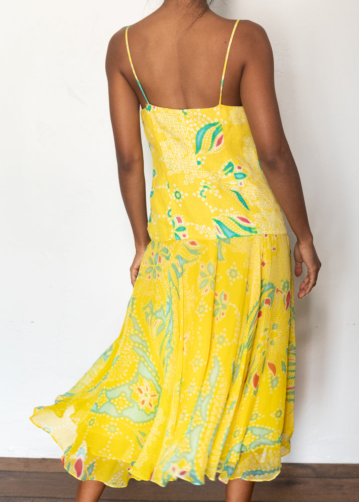 Designer Linen and Silk Sundress