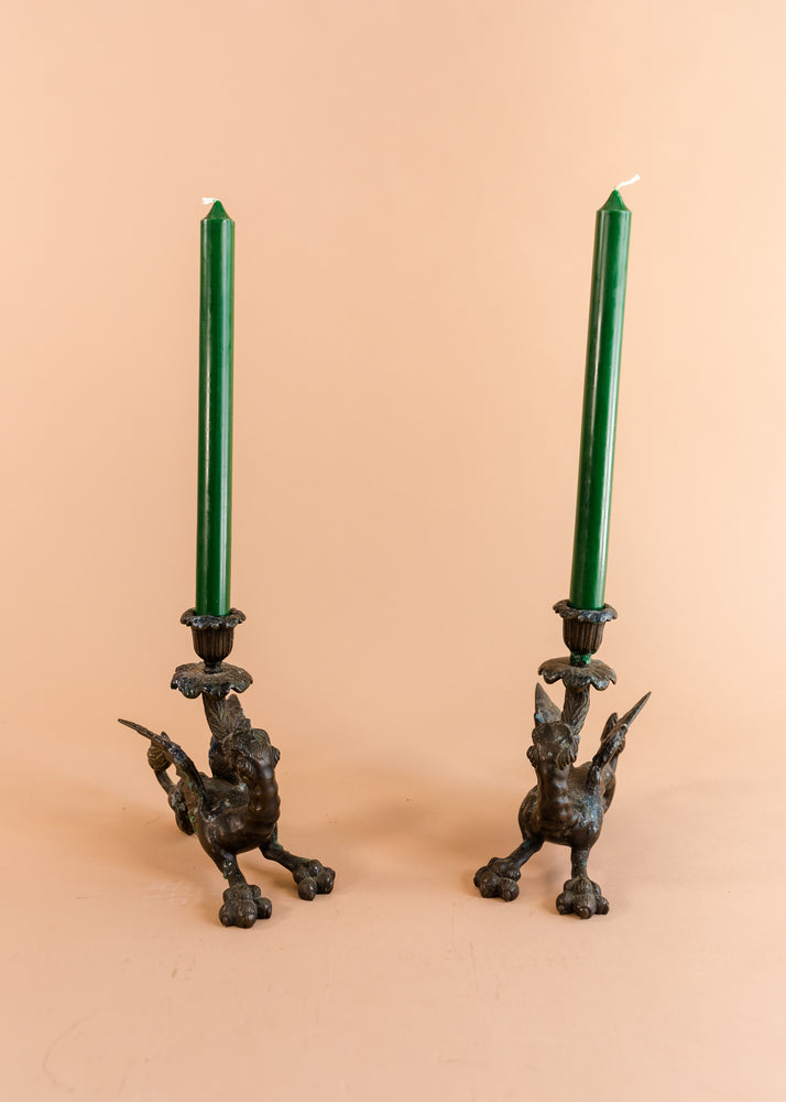 
            
                Load image into Gallery viewer, Set of 2 Serpent Candlesticks
            
        