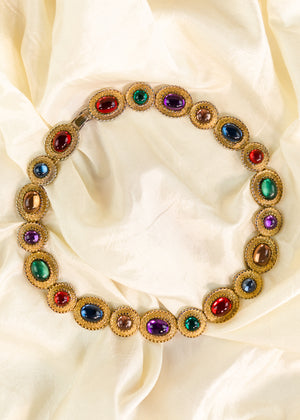 
            
                Load image into Gallery viewer, Vintage Gem Stone Necklace
            
        