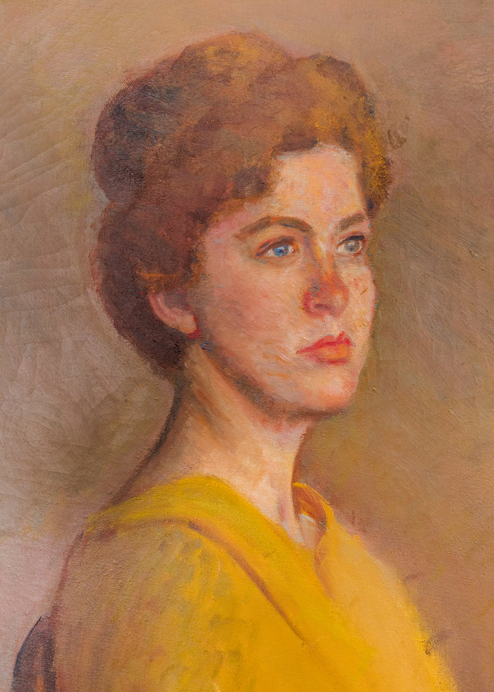 Folk Painted Portrait