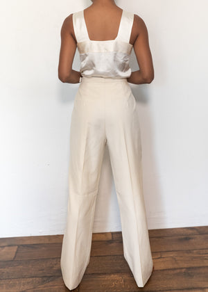 
            
                Load image into Gallery viewer, Unique 3-Piece Cotton and Silk Pant Suit
            
        