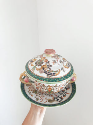 
            
                Load image into Gallery viewer, Hand Painted Chinese Pottery Display Set
            
        