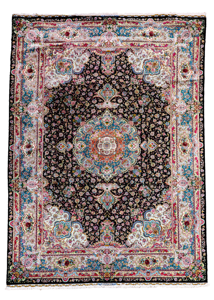 
            
                Load image into Gallery viewer, 100% Silk Black Beauty Rug
            
        