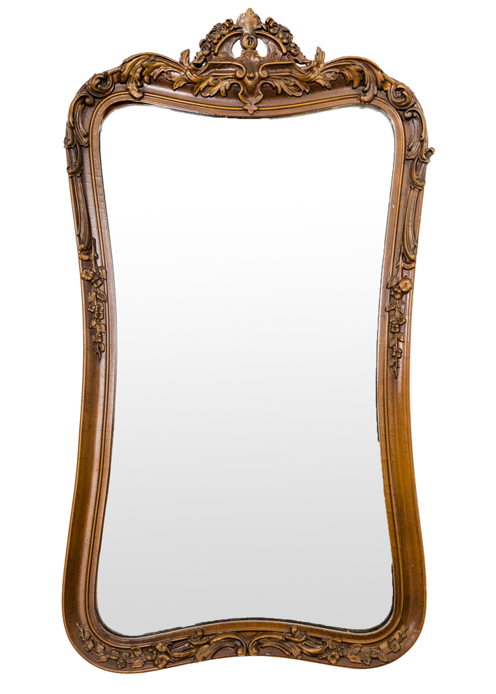 Victorian Deep Brown Mirror